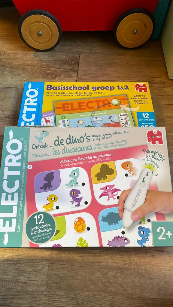 Twee elctro spellen, Ophalen of Verzenden, Gebruikt, Taal en Lezen, Met licht