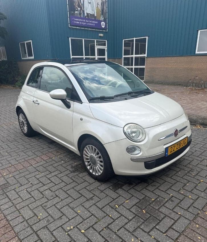 Fiat 500 1.4 Lounge | Carplay, Pano, Sport, APK | Parelmoer, Auto's, Voorwielaandrijving, Stof, Overige kleuren, 100 pk