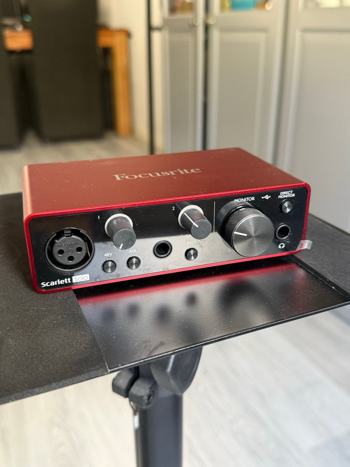 Focusrite Scarlett Solo Audio Interface, Ophalen, Zo goed als nieuw