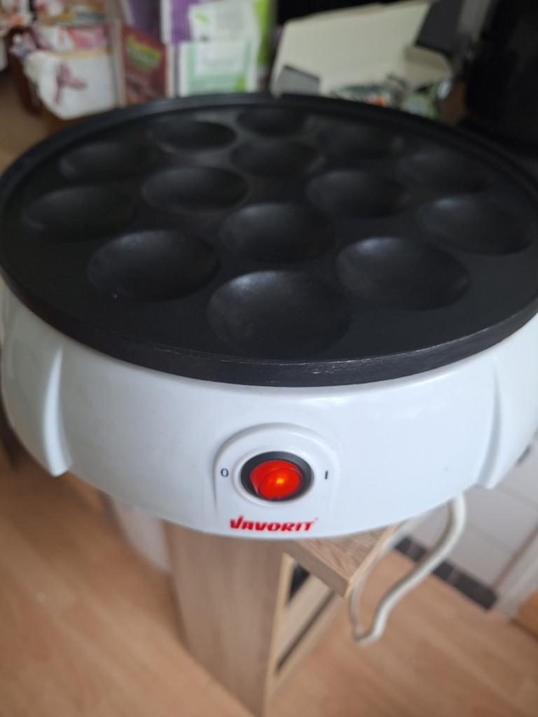 Elektrische Poffertjespan, Ophalen