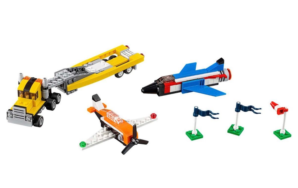 Lego 31060 ~ Creator 3 in 1 - Luchtvaartshow, Gebruikt, Lego, Ophalen of Verzenden, Inclusief instructies