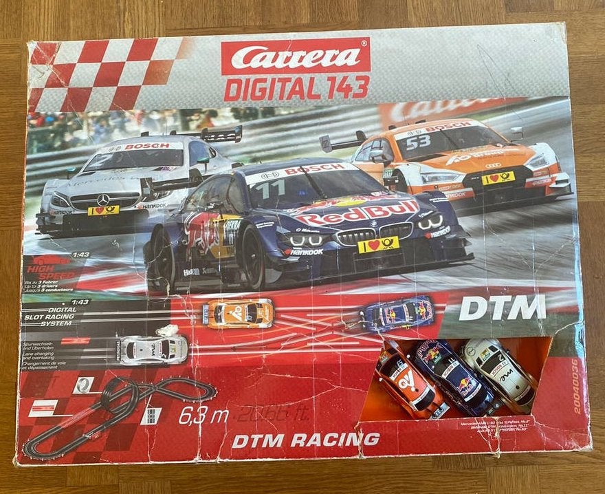 Carrera Digital 143 racebaan - 3 auto’s, Ophalen of Verzenden, Gebruikt, Elektrisch, Carrera