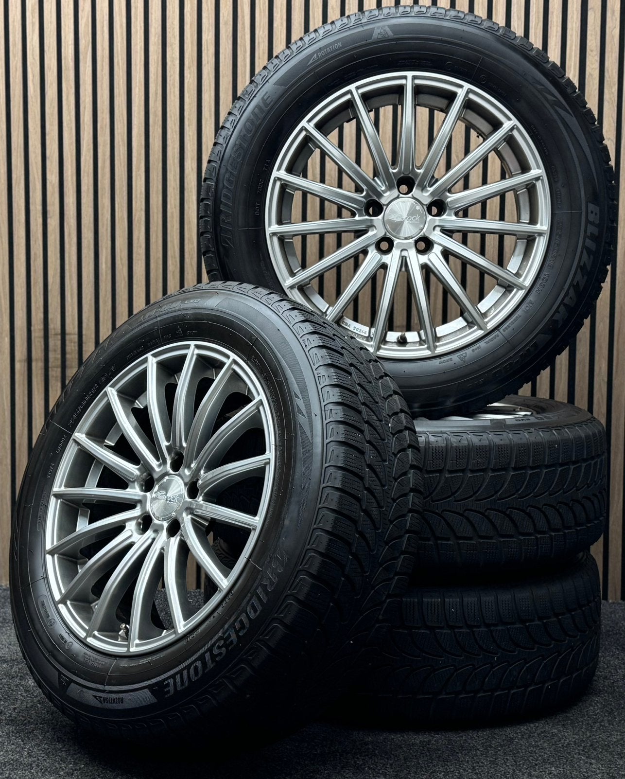 WINTER! 18 inch Brock B36 - Audi Q5 5x112 ET30 235/60/18, Ophalen, 18 inch, ., Banden en Velgen