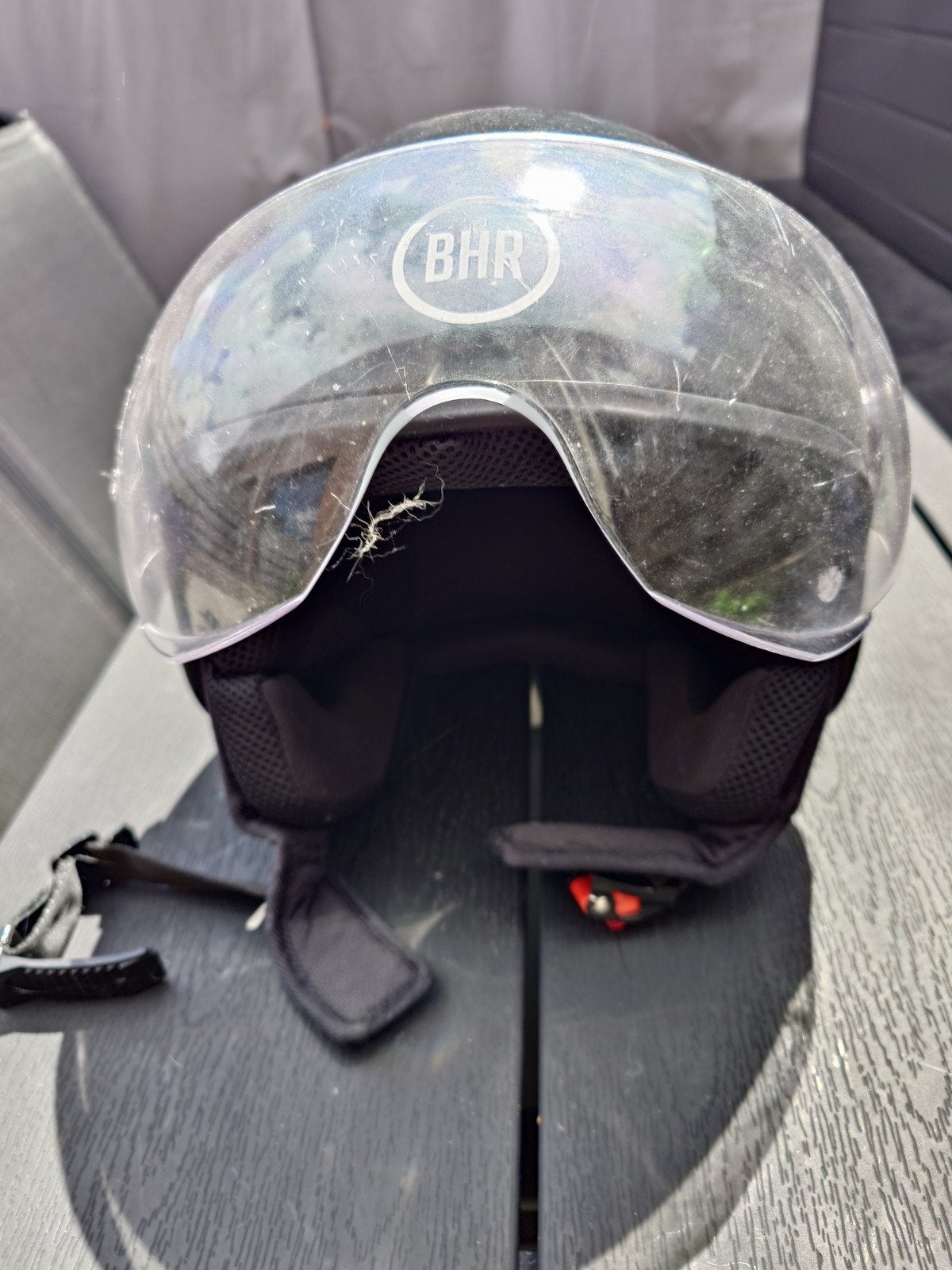 Brommer Helm ZGAN, Fietsen en Brommers, Brommerhelmen, Ophalen of Verzenden, Zo goed als nieuw