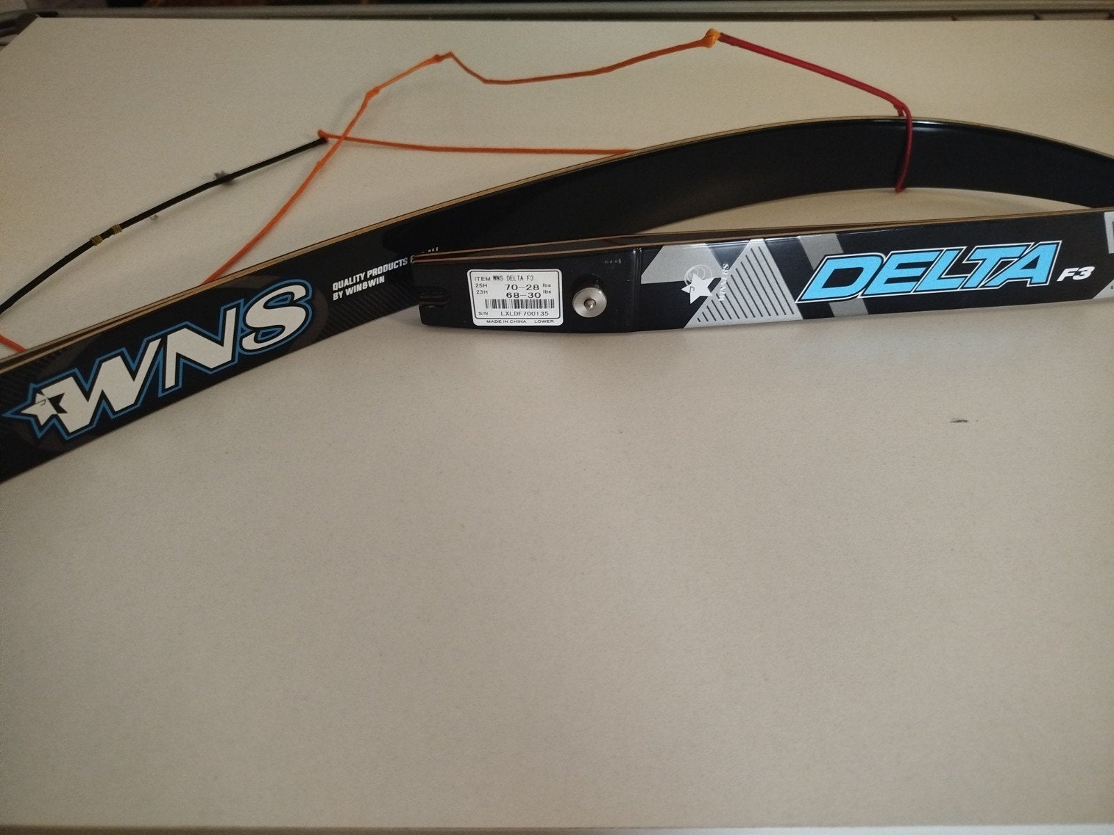 WNS Delta F3 latten, Ophalen, Gebruikt, Recurveboog