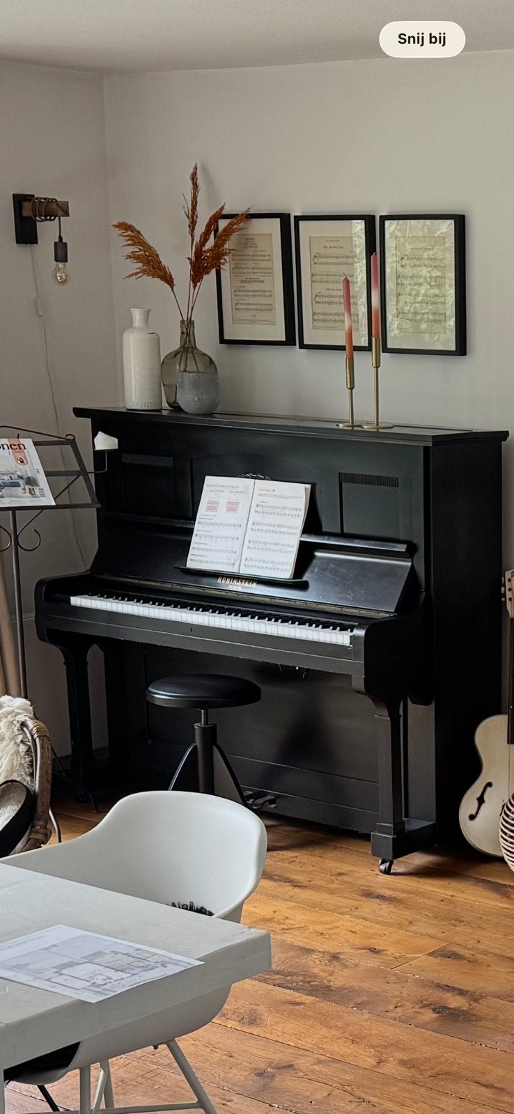 Piano Rubinstein, Ophalen, Gebruikt, Zwart, Piano