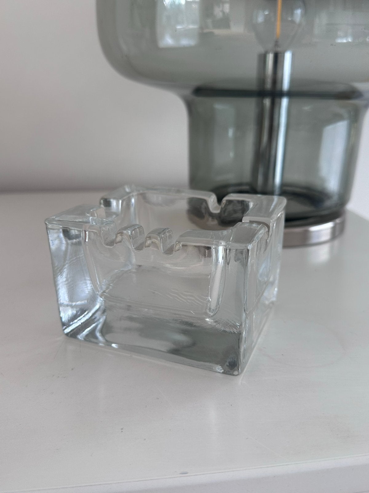 Kaj Franck asbak/schaal, kristalglas, 1968, Iittala, Antiek en Kunst, Verzenden