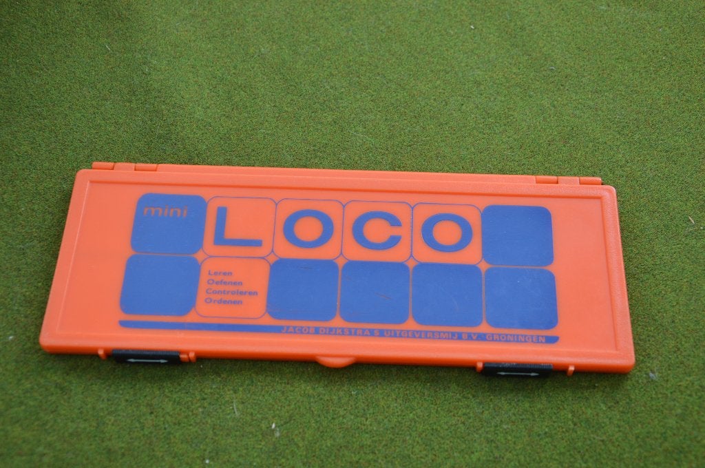 Mini Loco doos met 12 stenen leeftijd 4 - 8 jaar, Ophalen of Verzenden, Gebruikt, Taal en Lezen