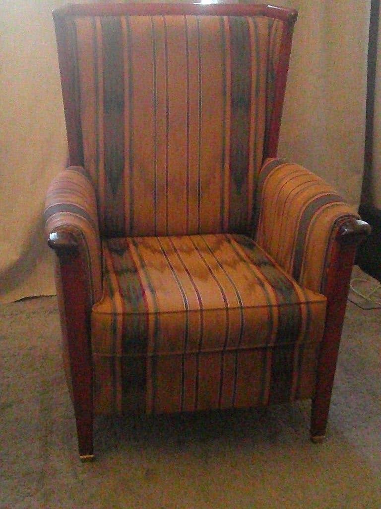 oude Scandinavisch Design Fauteuil, Ophalen, Hout, Gebruikt, Deens