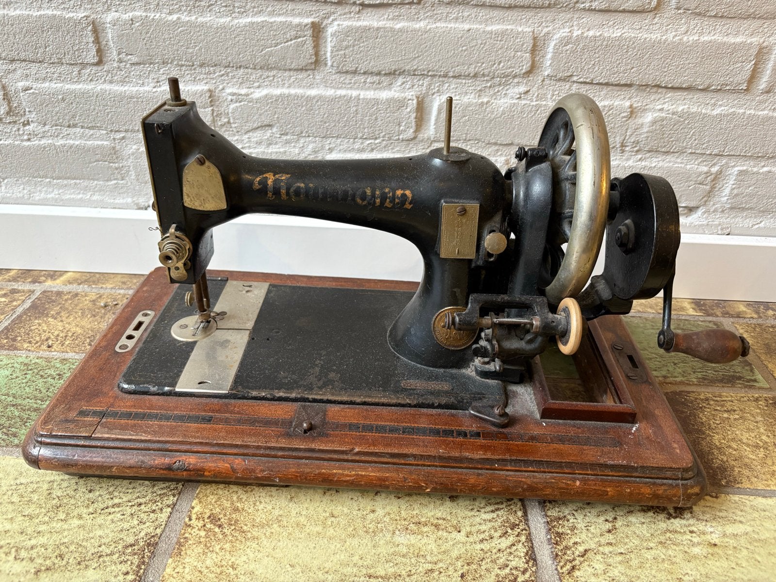 Antieke Singer Naaimachine - Seidel & Naumann Dresden, Ophalen