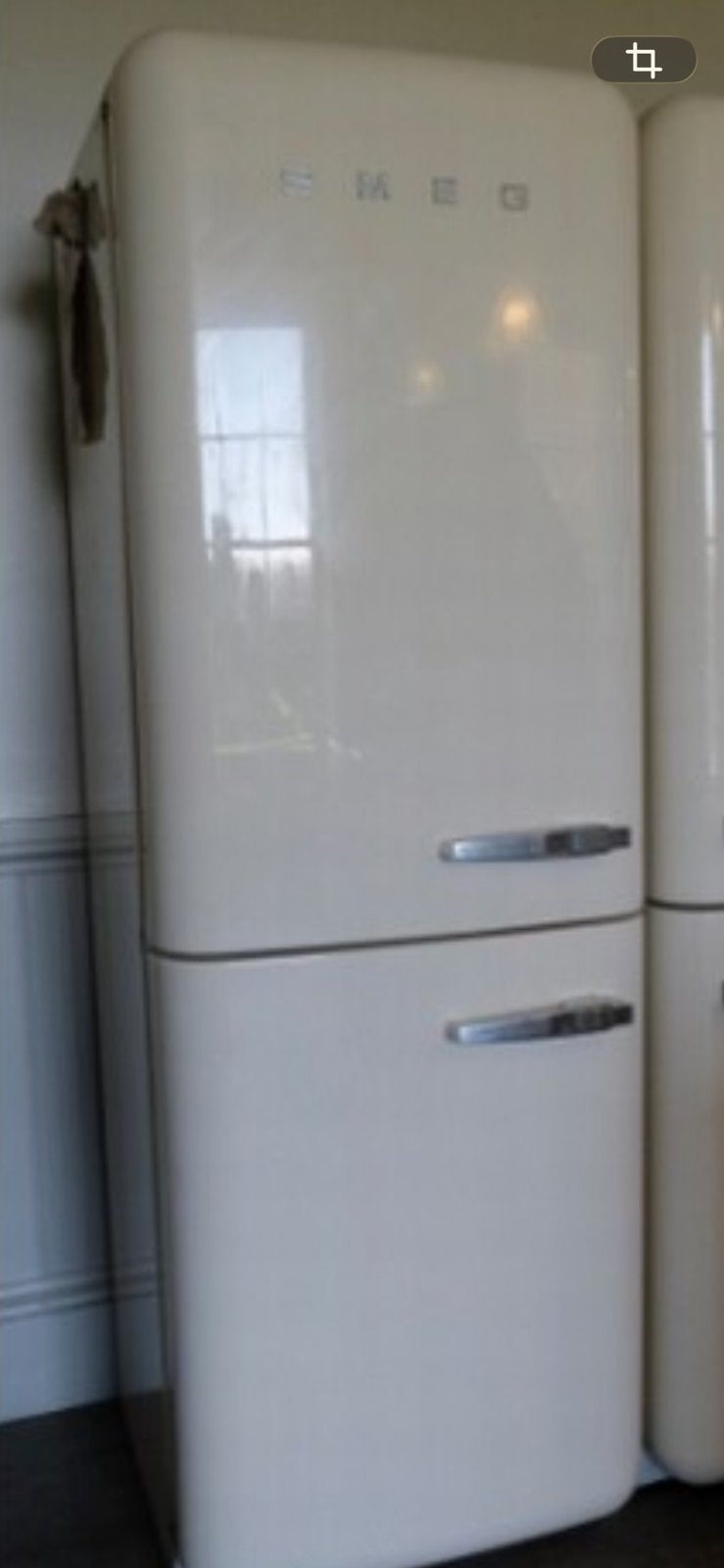 Smeg koelkast te koop., Ophalen, 200 liter of meer, 160 cm of meer, Zo goed als nieuw