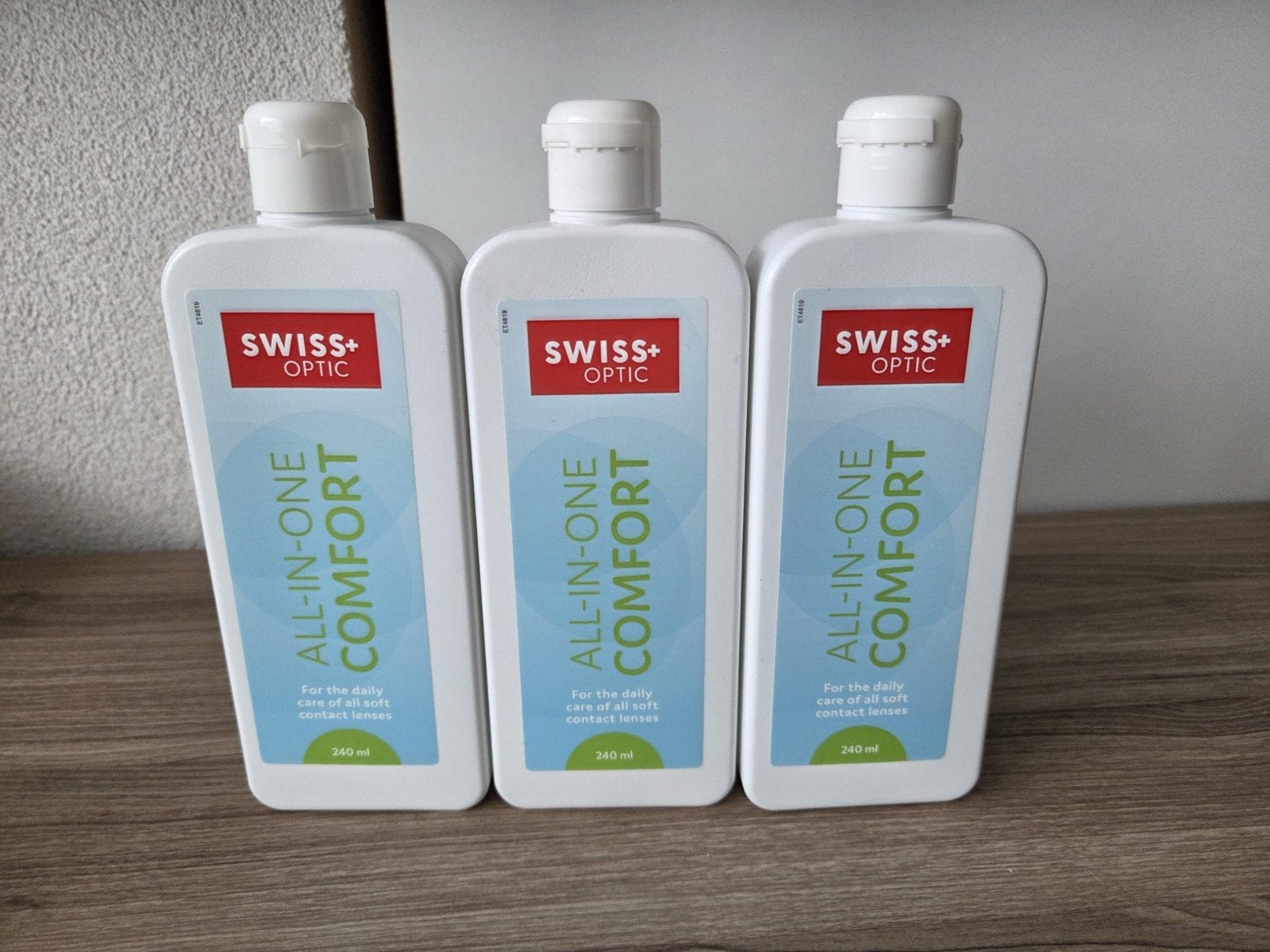 3x Swiss+Optic All-in-One Comfort lenzenvloeistof 360ml, Ophalen of Verzenden, Nieuw