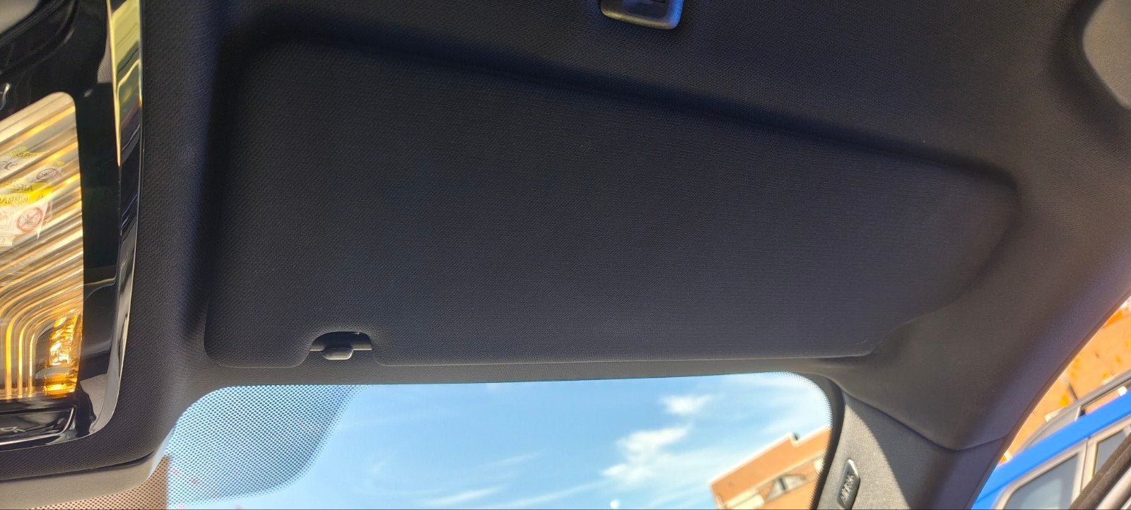 BMW G30/G31 passagiers zonneklep zonder airbag sticker, Ophalen of Verzenden, BMW