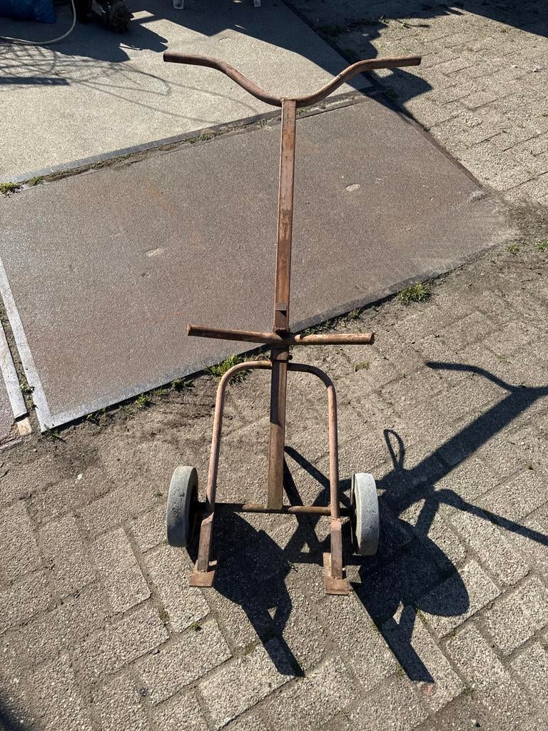 Oude vaten steekwagen - Robuust en functioneel, Doe-het-zelf en Verbouw, Transportwagens, Gebruikt, Steekwagen, Ophalen