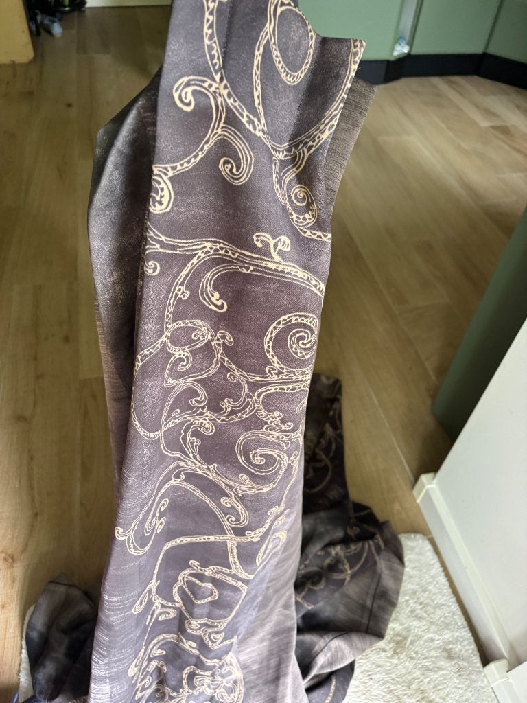 Gordijn verduisterend, Ophalen, Gebruikt, 180 cm, 167 cm