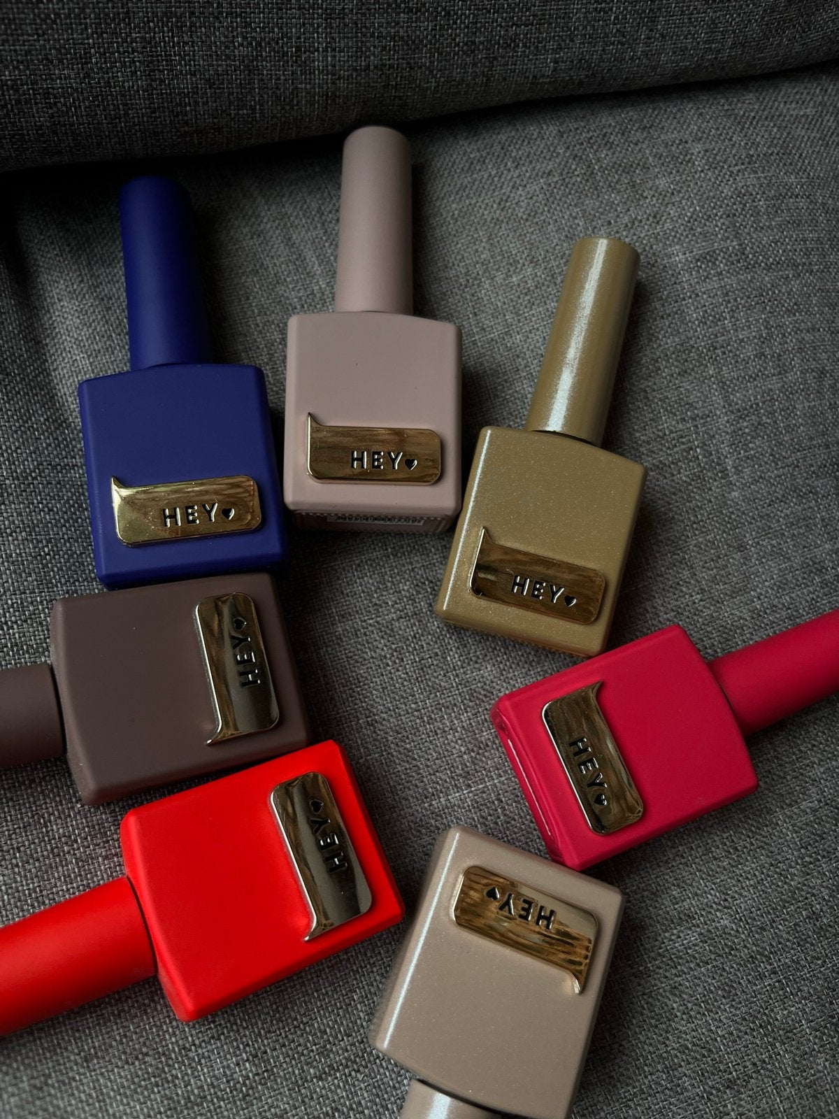 HEY LOVE Gel Nagellak Set - 7 x 15 ml, Overige kleuren, Nieuw, Ophalen of Verzenden, Handen en Nagels