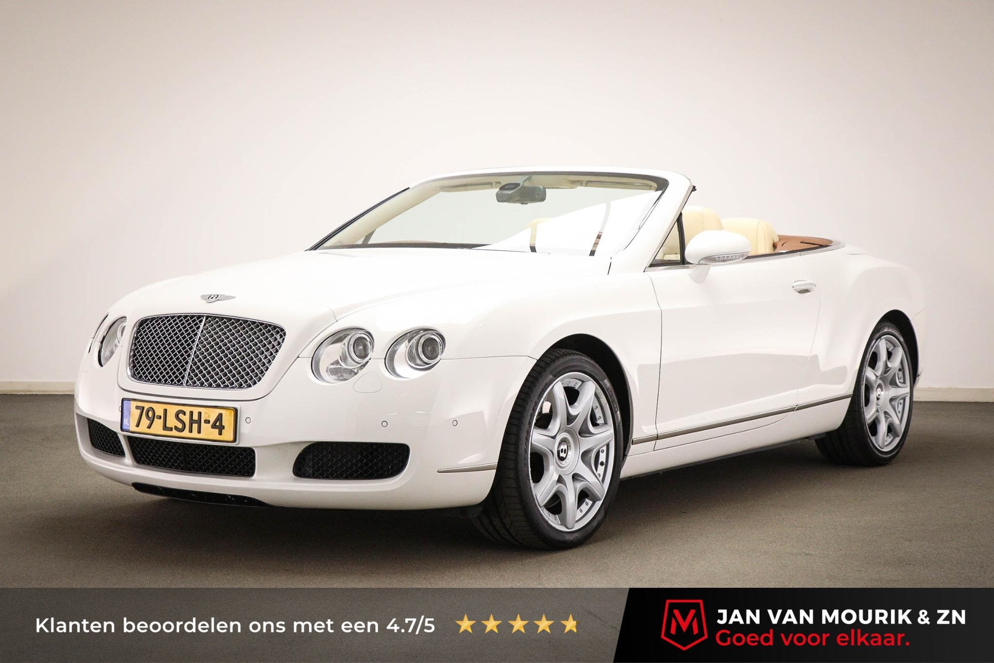 Bentley Continental GTC 6.0 W12 | HOUTAFWERKING | LEDER | ST, Auto's, Bentley, Automaat, Automatische klimaatregeling, Gebruikt