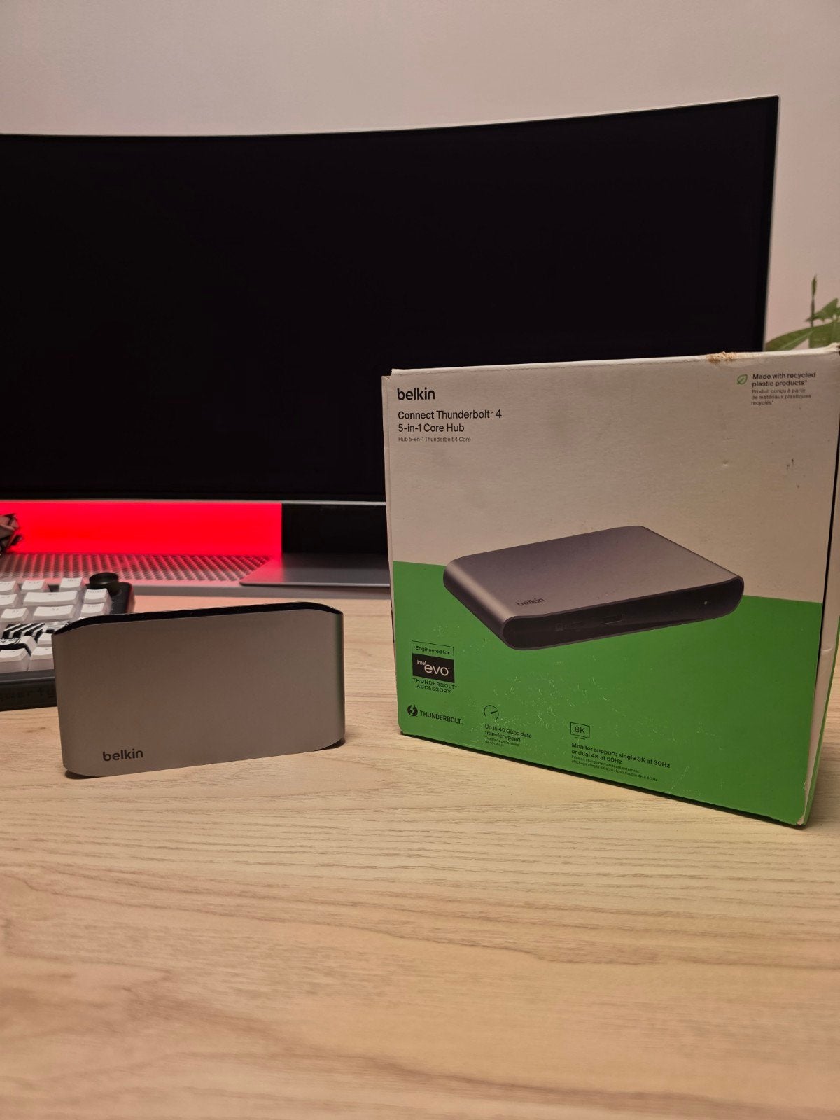 Belkin Thunderbolt 4 usb-c hub, Computers en Software, Ophalen of Verzenden, Nieuw, Belkin