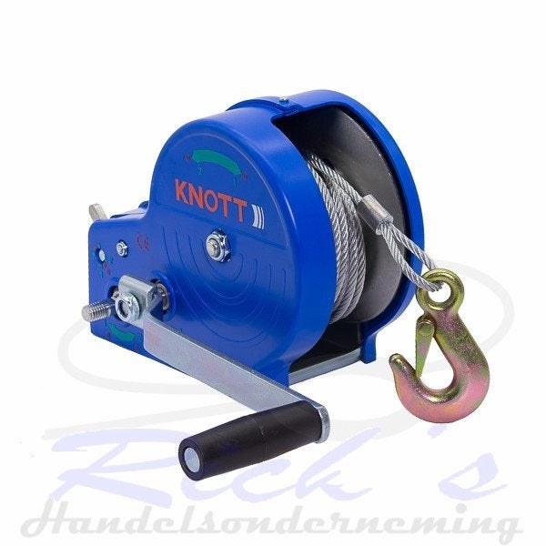 Handlier, bootlier KNOTT ongeremd 1150kg incl 10m staalkabel, Overige typen, Nieuw, Ophalen of Verzenden, Knott