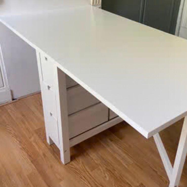 Ikea Norden Klaptafel zgan kleur wit, Huis en Inrichting, Tafels | Eettafels, Ophalen, 50 tot 100 cm, Tot twee personen, Zo goed als nieuw