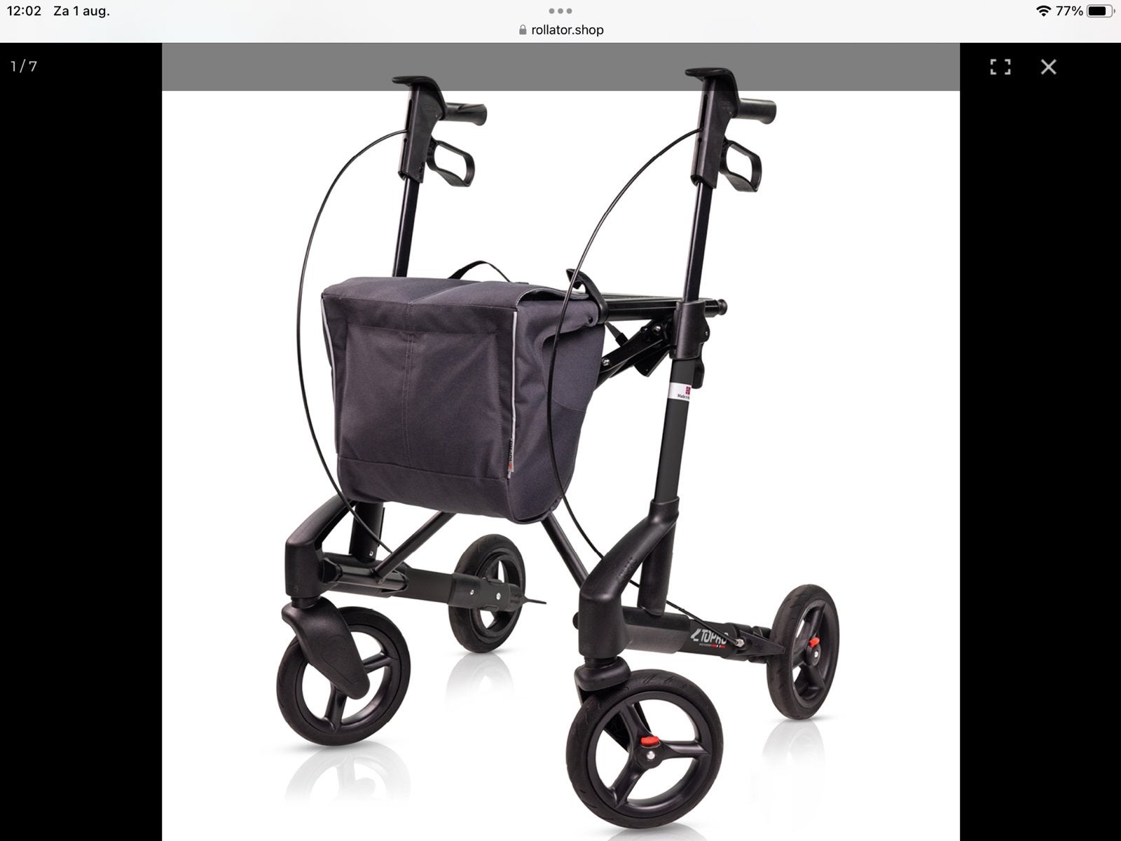 GEVRAAGD: rollator Topro Troja 5 G maat M, Ophalen, Opvouwbaar, Zo goed als nieuw