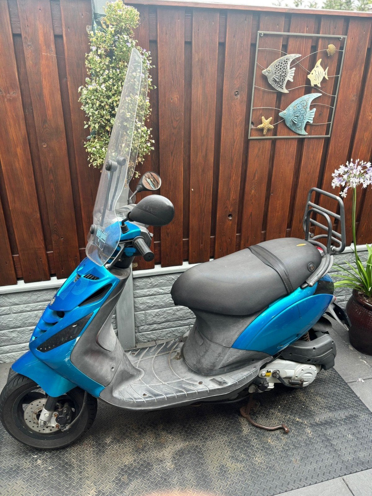 Piaggio Zip Scooter - Blauw 2017, Ophalen, Gebruikt, Benzine, Piaggio