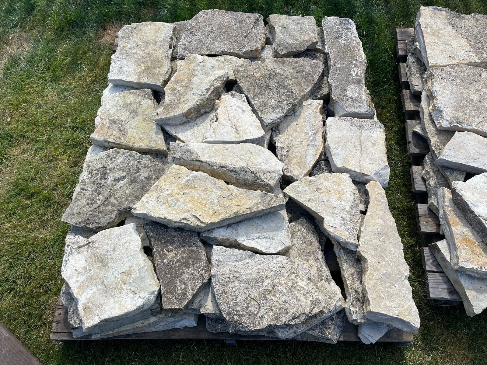 Flagstones 8m2, Ophalen, Gebruikt, 5 tot 10 m², Natuursteen