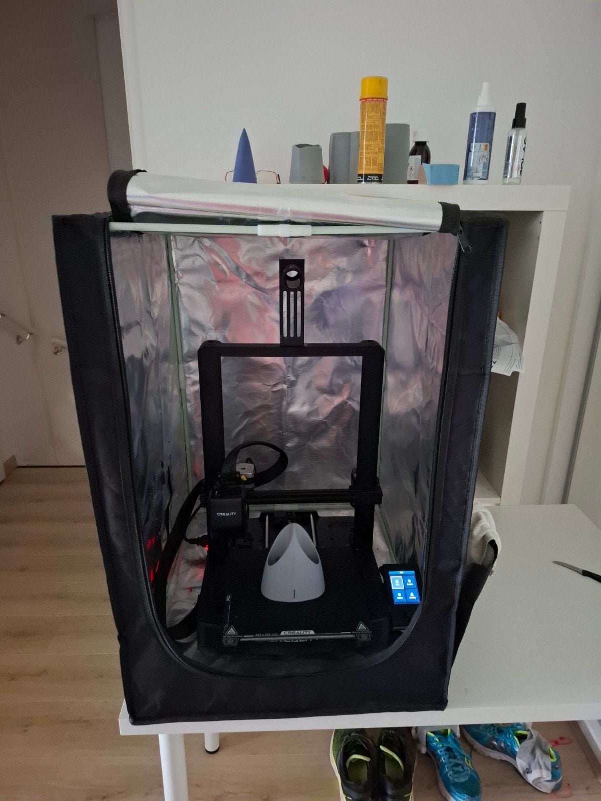 Creality Ender 3 V3 SE – Inclusief Creality Enclosure, Computers en Software, 3D Printers, Ophalen, Filament, Gebruikt, Creality Ender 3 v3 se