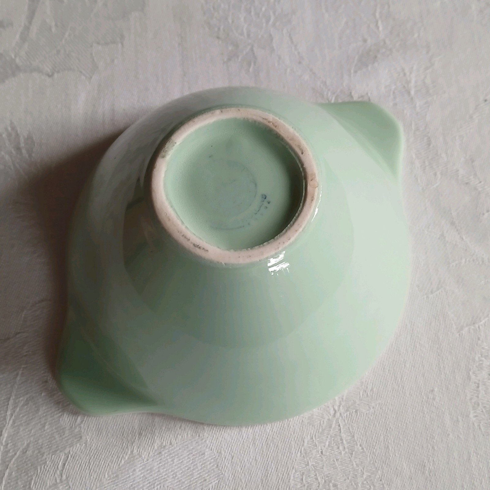 Pastel rond vla schaaltje, Antiek en Kunst, Antiek | Servies los, Ophalen of Verzenden