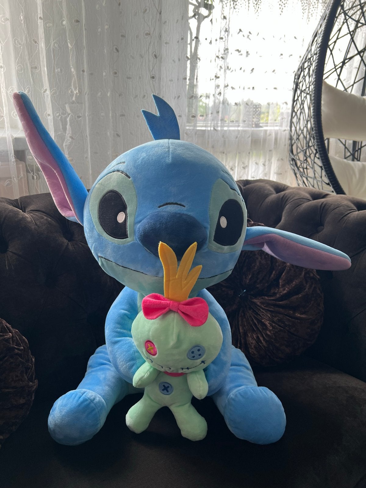 Grote Stitch knuffel met Scrump, Ophalen, Disney, Overige typen, Blauw