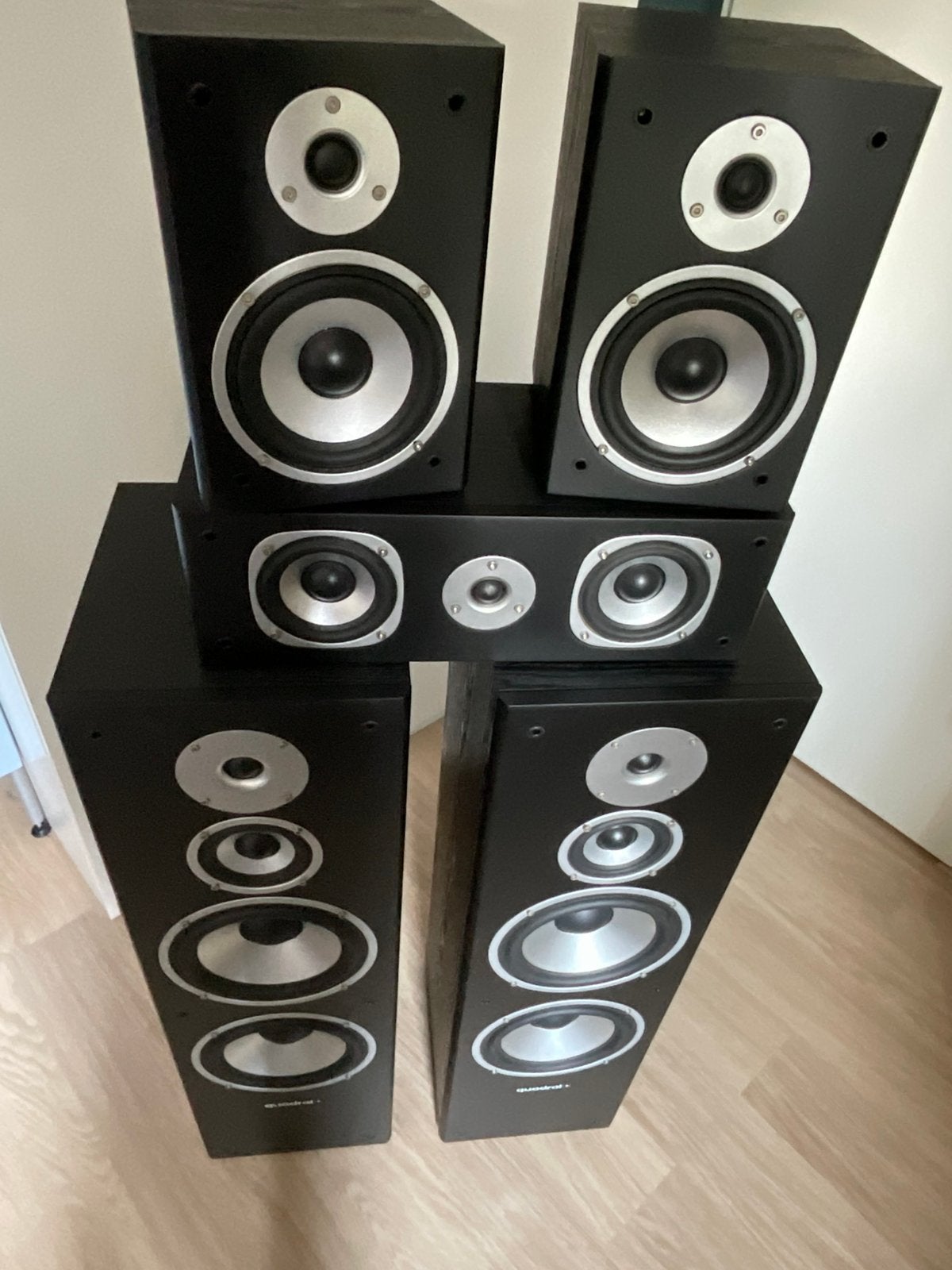 Quadral QUINTAS 5000 series speakerset., Audio, Tv en Foto, Luidsprekers, Basreflex, Speakerset, Zo goed als nieuw, Ophalen