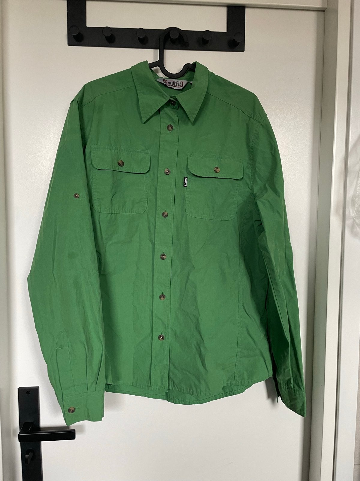 Scoutfit blouse maat 42 groen (welpen), Ophalen of Verzenden, Gedragen, Maat 42/44 (L), Groen