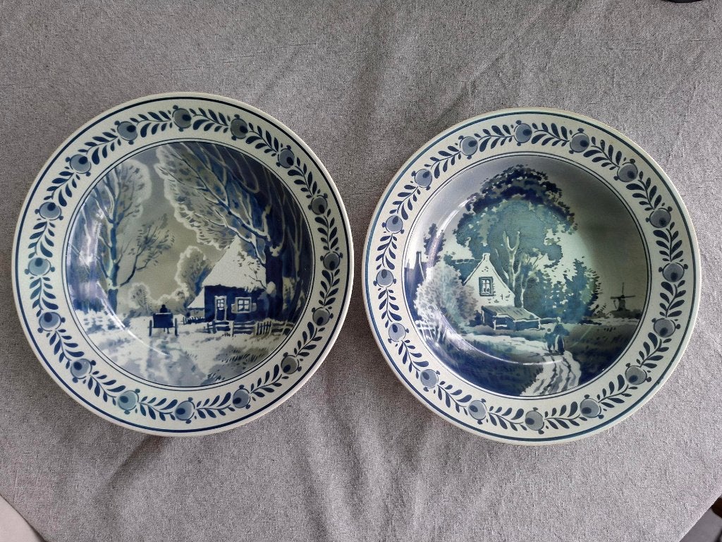 Paar antieke borden, Ophalen