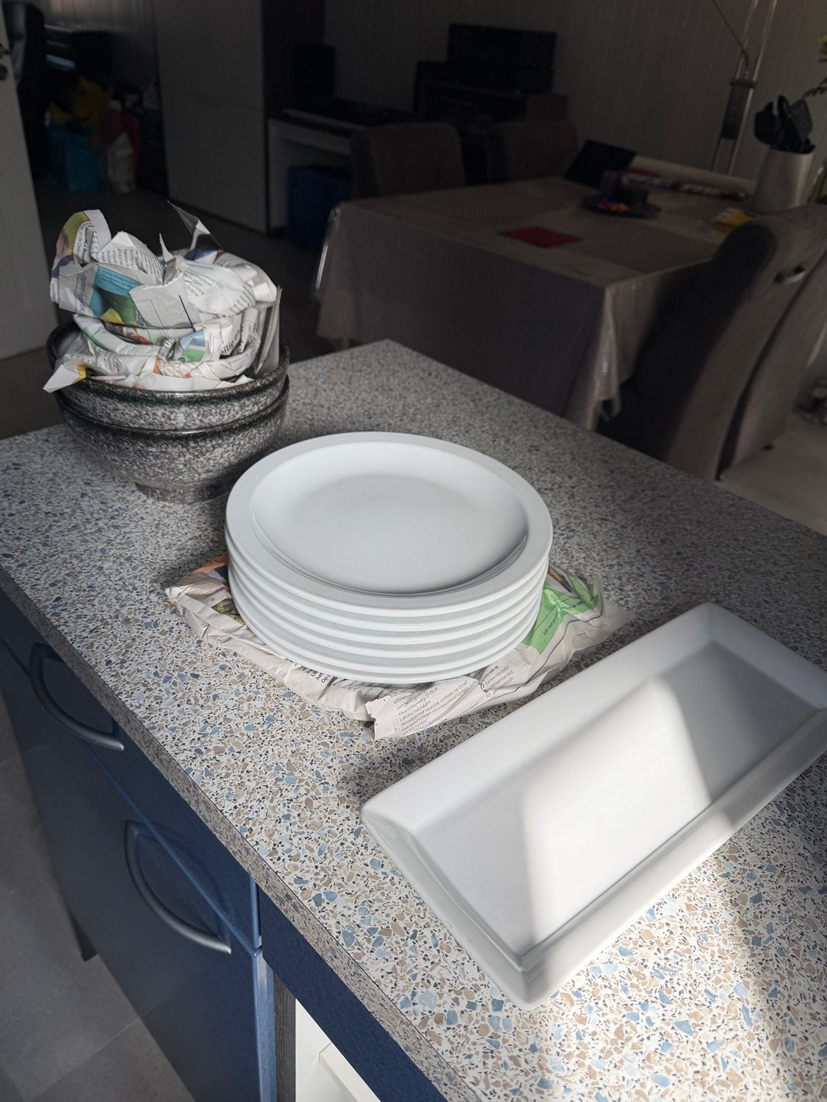 Witte borden nieuw, Ophalen