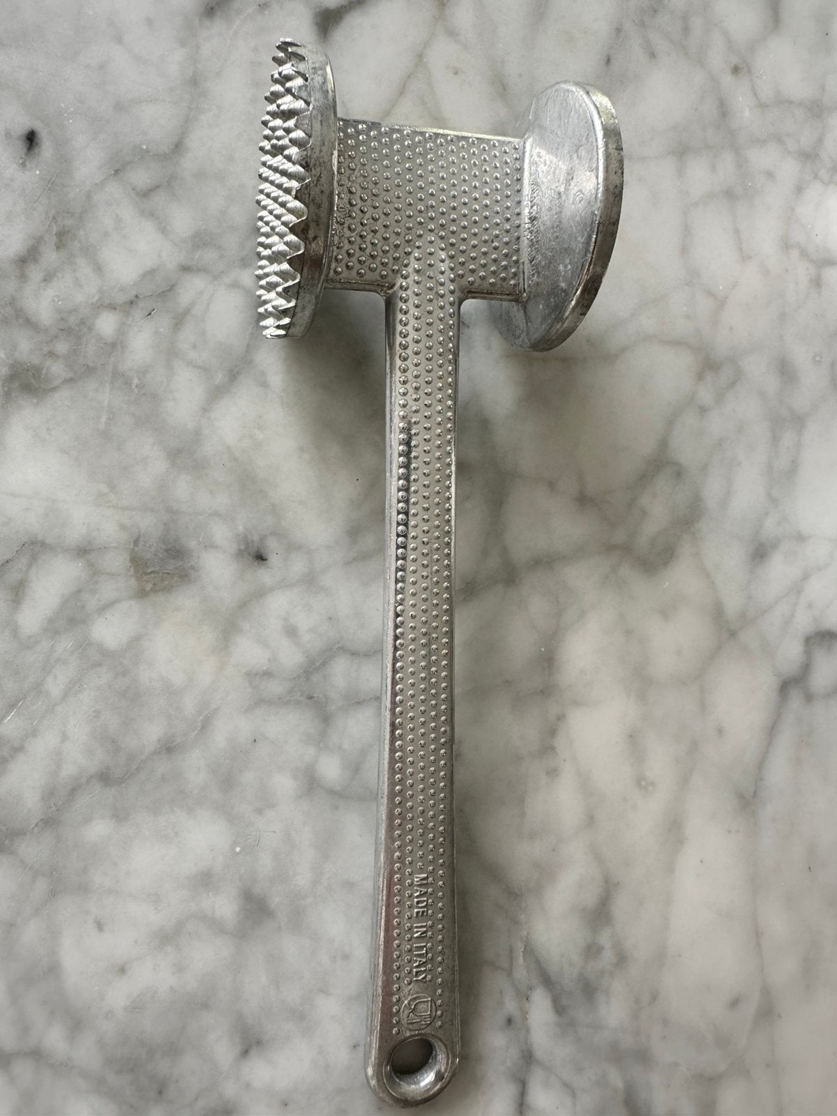 Vleeshamer Vleesvermalser made in Italy Aluminium, Huis en Inrichting, Keuken | Keukenbenodigdheden, Nieuw, Ophalen of Verzenden