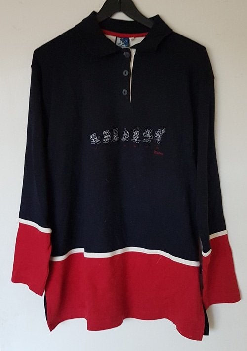Disney / Mickey Mouse dames trui maat M, Maat 38/40 (M), Disney, Blauw, Ophalen of Verzenden