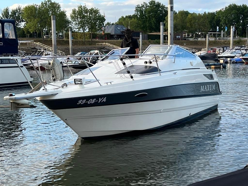 Maxum 2400 SCR Mercruiser, Watersport en Boten, Gebruikt, Afdekzeil, Polyester, 205 pk