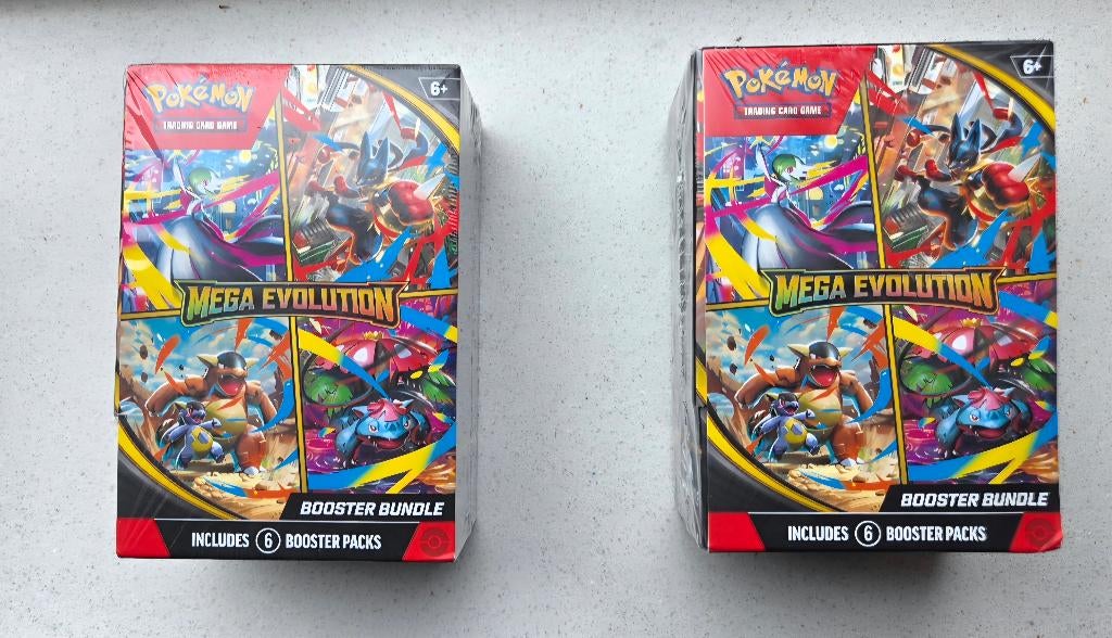 Mega Evolution boosterbundles in seal, Ophalen of Verzenden, Nieuw