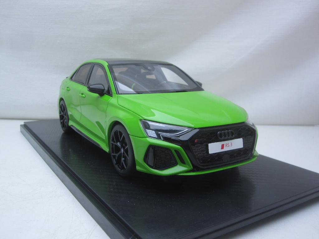 Audi RS3 Sedan 2021 1:18 GT-Spirit, Hobby en Vrije tijd, Modelauto's | 1:18, Ophalen of Verzenden, Nieuw, Auto, Overige merken