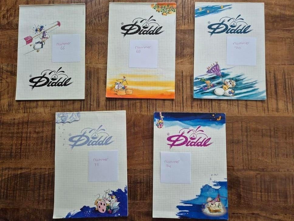 Diddl blokken A4 formaat, Verzamelen, Diddl, Ophalen of Verzenden, Diddl, Papier, Kaart of Schrift