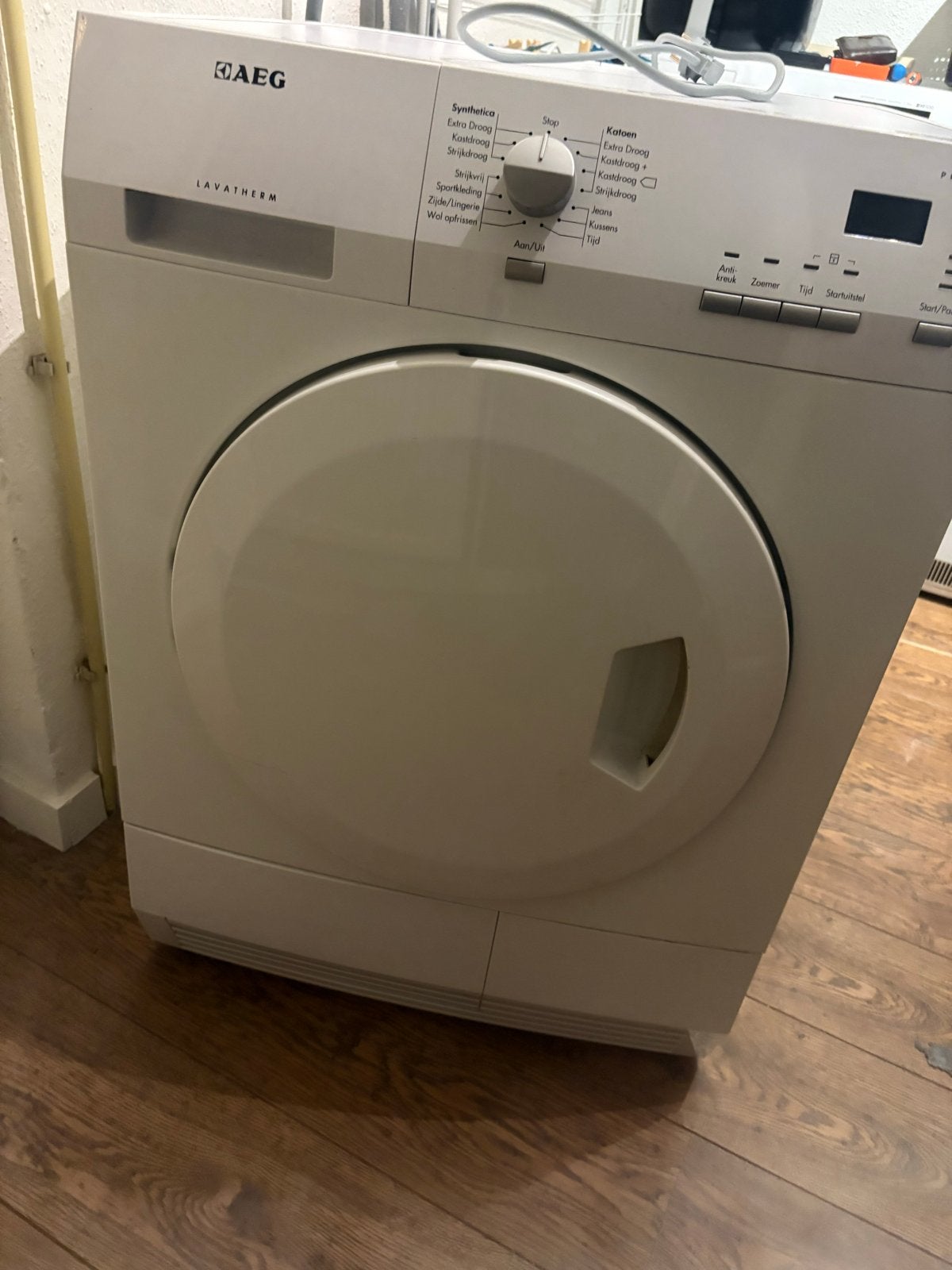 AEG Lavatherm Condensdroger - Goede Staat, Witgoed en Apparatuur, Ophalen, Gebruikt, Voorlader, Condens