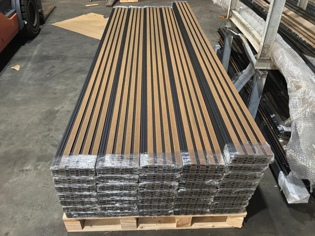 nieuw composiet gevelplank teak black, Doe-het-zelf en Verbouw, Platen en Panelen, Ophalen of Verzenden, Nieuw, Overige materialen