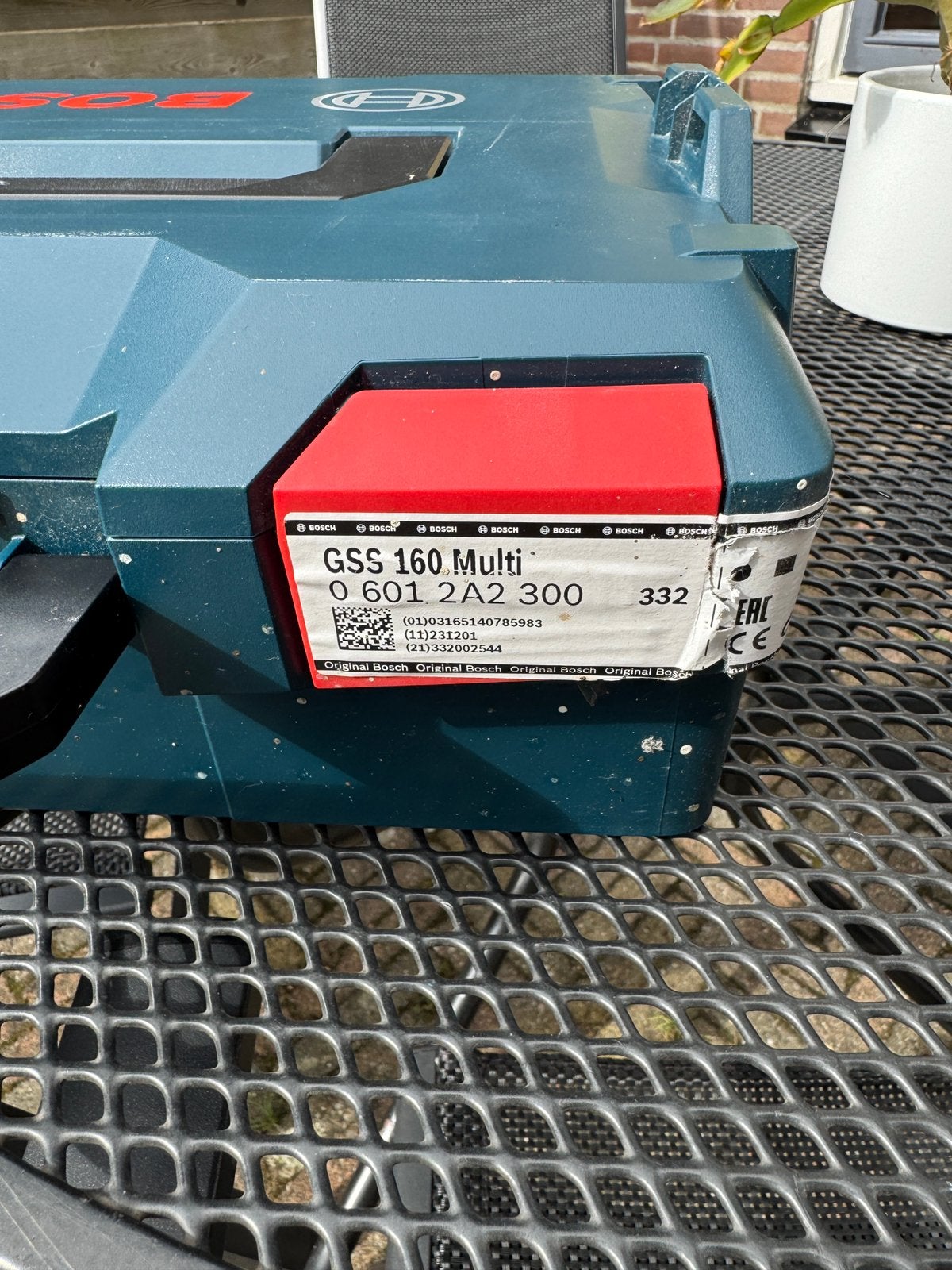 Bosch koffer voor GSS 160 multi, Doe-het-zelf en Verbouw, Gereedschap | Schuurmachines, Ophalen of Verzenden, Gebruikt