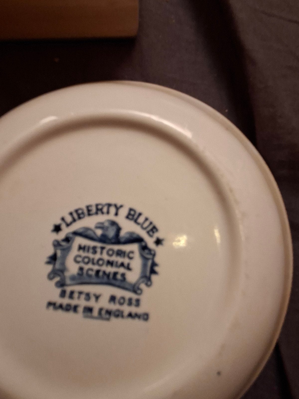 Liberty Blue Betsy Ross Decoratief Bordje - Made in England, Ophalen
