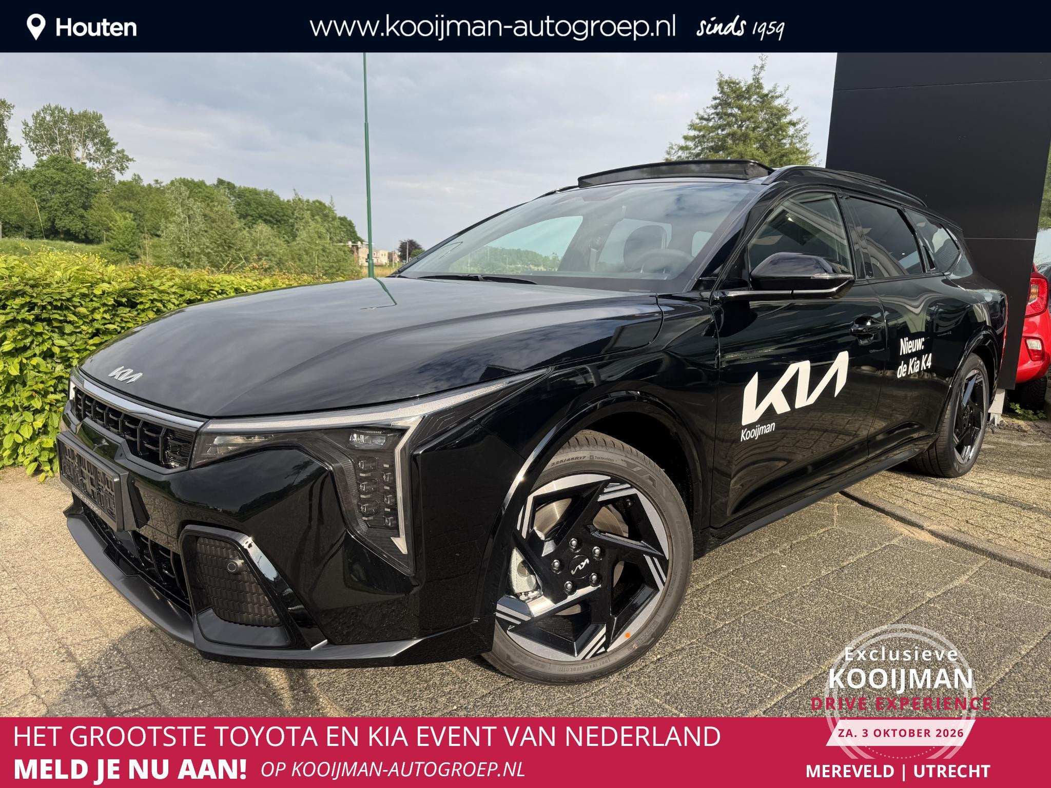 Kia K4 Sportswagon 1.0 T-GDi MHEV GT-Line Launch Edition (pa, Auto's, Zwart, Origineel Nederlands, Nieuw, 3 cilinders