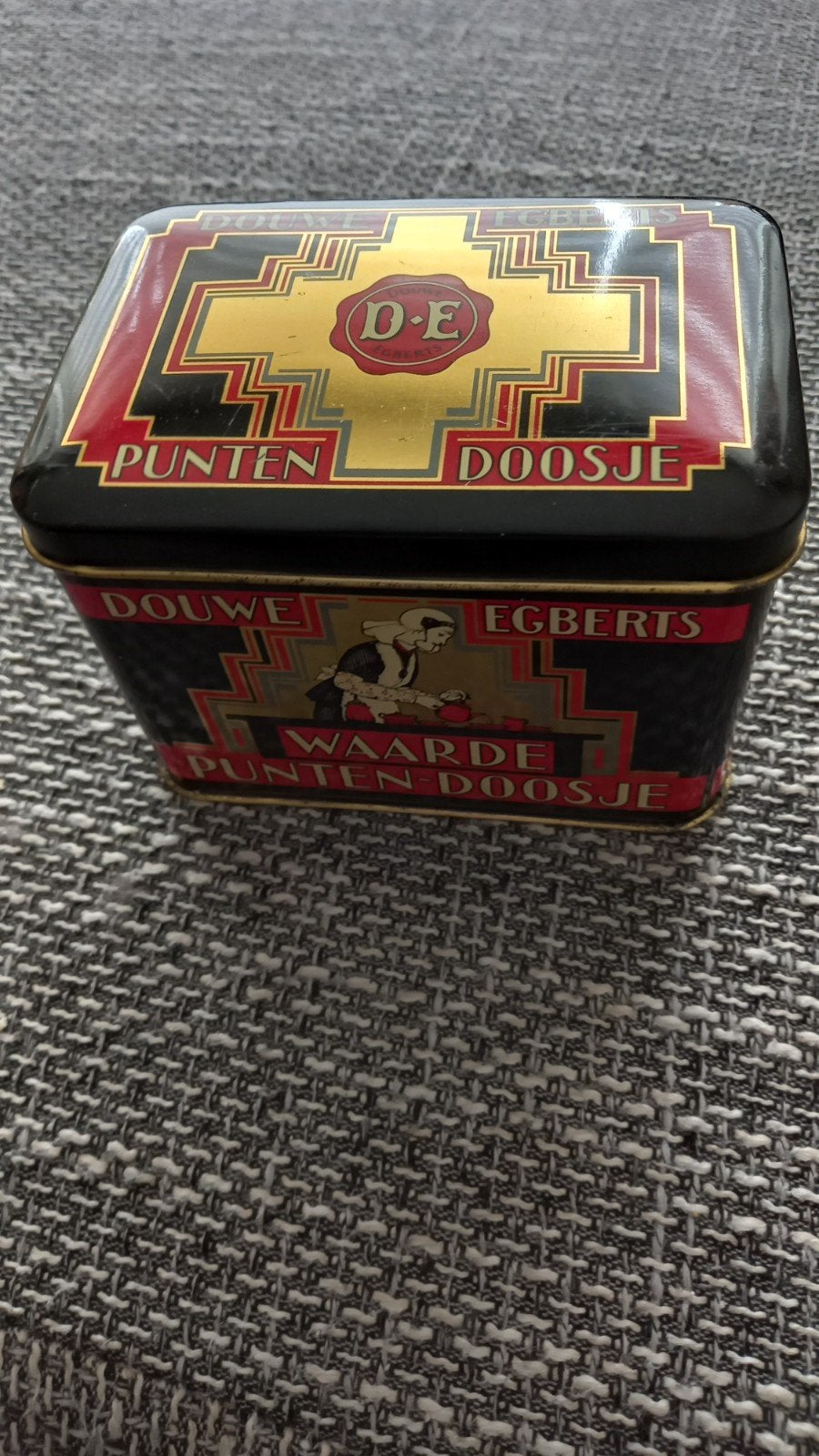 Punten doosje. Douwe Egberts., Ophalen of Verzenden, Gebruikt, Koffie, Douwe Egberts