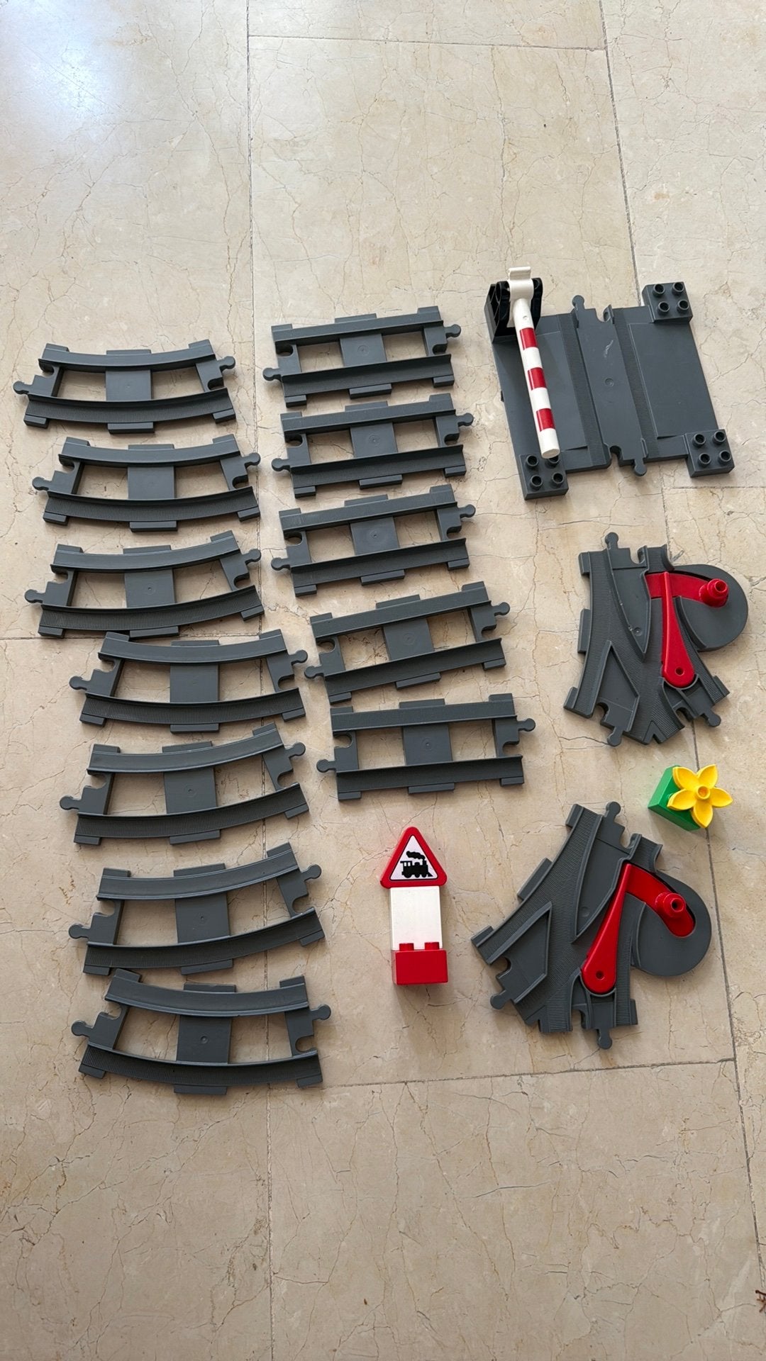 Durplo treinspoor, Kinderen en Baby's, Speelgoed | Duplo en Lego, Ophalen, Zo goed als nieuw, Duplo