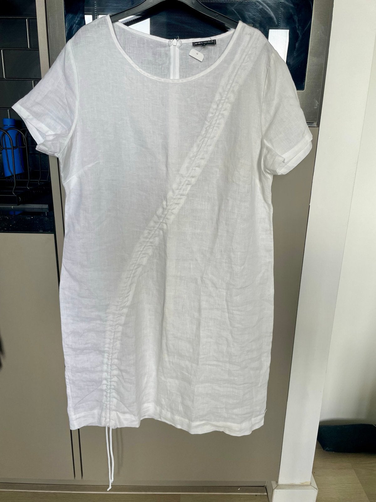 DIDI Witte Linnen Jurk Tuniek Maat 40-42 NIEUW Ibiza Boho, Wit, Maat 42/44 (L), Nieuw, Ophalen of Verzenden