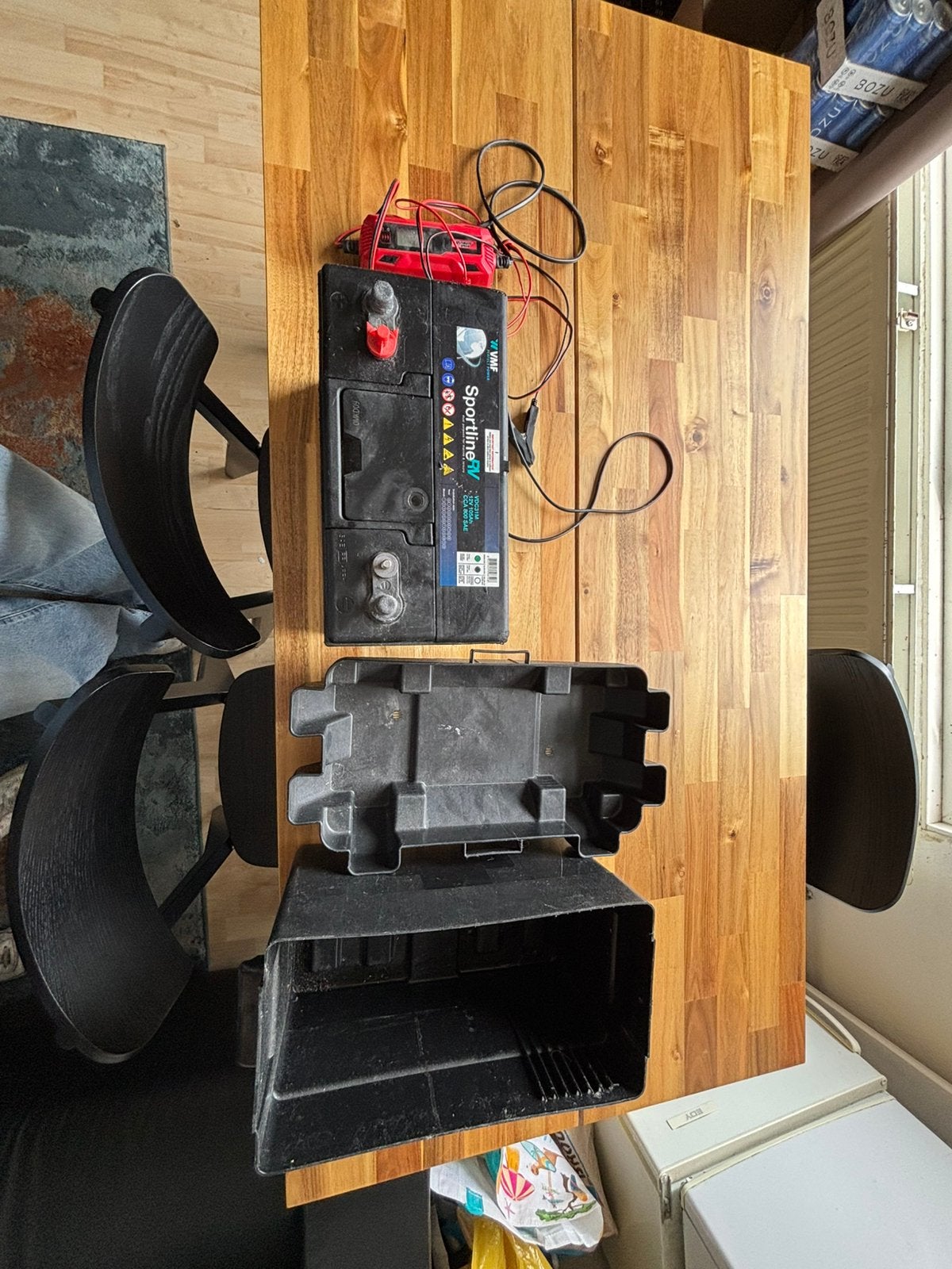 12V 15Ah sportline RV accu, Ophalen, Nieuw