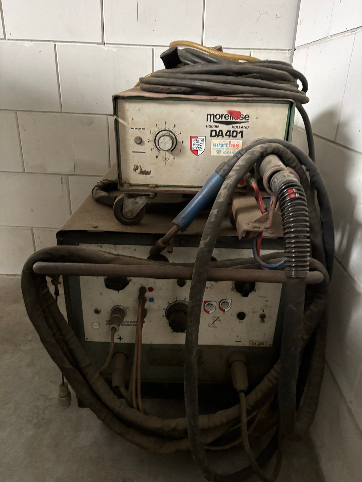 Morelisse DA401 Lasapparaat - CO2/MIG/MAG, Ophalen of Verzenden, Gebruikt, 250 ampère of meer, Co2